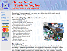 Tablet Screenshot of downloadtech.net